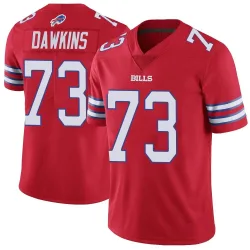 Dion Dawkins Buffalo Bills Limited Men's Color Rush Vapor Untouchable Jersey (Red)