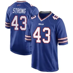 Dorian Strong Buffalo Bills Game Men's Team Color Jersey (Royal Blue)