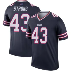 Dorian Strong Buffalo Bills Legend Men's Inverted Jersey (Navy)