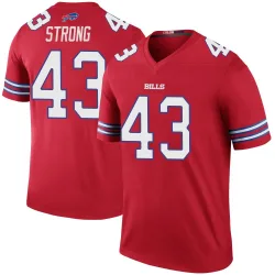 Dorian Strong Buffalo Bills Legend Youth Color Rush Jersey (Red)