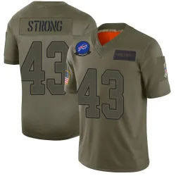 Dorian Strong Buffalo Bills Limited Men's 2019 Salute to Service Jersey (Camo)