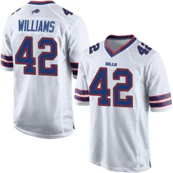 Dorian Williams Buffalo Bills Game Men's Jersey (White)