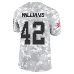 Dorian Williams Buffalo Bills Limited Men's 2024 Salute to Service Jersey (Arctic Camo)