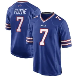 Doug Flutie Buffalo Bills Game Men's Team Color Jersey (Royal Blue)