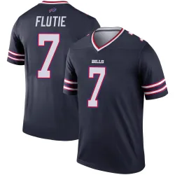 Doug Flutie Buffalo Bills Legend Men's Inverted Jersey (Navy)