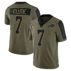 Doug Flutie Buffalo Bills Limited Youth 2021 Salute To Service Jersey (Olive)
