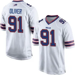 Ed Oliver Buffalo Bills Game Men's Jersey (White)