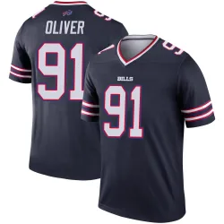 Ed Oliver Buffalo Bills Legend Men's Inverted Jersey (Navy)