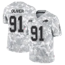 Ed Oliver Buffalo Bills Limited Men's 2024 Salute to Service Jersey (Arctic Camo)