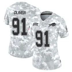 Ed Oliver Buffalo Bills Limited Women's 2024 Salute to Service Jersey (Arctic Camo)