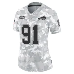 Ed Oliver Buffalo Bills Limited Women's 2024 Salute to Service Jersey (Arctic Camo)