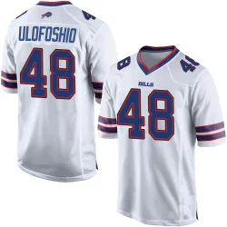 Edefuan Ulofoshio Buffalo Bills Game Men's Jersey (White)