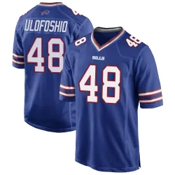 Edefuan Ulofoshio Buffalo Bills Game Men's Team Color Jersey (Royal Blue)
