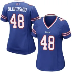 Edefuan Ulofoshio Buffalo Bills Game Women's Team Color Jersey (Royal Blue)
