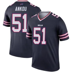 Eli Ankou Buffalo Bills Legend Men's Inverted Jersey (Navy)