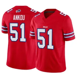 Eli Ankou Buffalo Bills Limited Men's Vapor F.U.S.E. Jersey (Red)