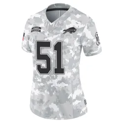Eli Ankou Buffalo Bills Limited Women's 2024 Salute to Service Jersey (Arctic Camo)