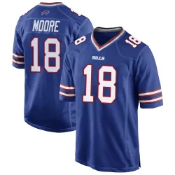 Elijah Moore Buffalo Bills Game Men's Team Color Jersey (Royal Blue)