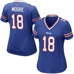 Elijah Moore Buffalo Bills Game Women's Team Color Jersey (Royal Blue)