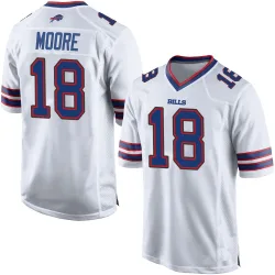 Elijah Moore Buffalo Bills Game Youth Jersey (White)