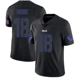 Elijah Moore Buffalo Bills Limited Men's Jersey (Black Impact)