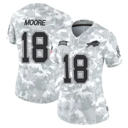 Elijah Moore Buffalo Bills Limited Women's 2024 Salute to Service Jersey (Arctic Camo)