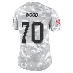 Eric Wood Buffalo Bills Limited Women's 2024 Salute to Service Jersey (Arctic Camo)