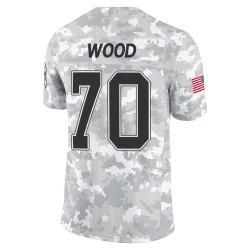 Eric Wood Buffalo Bills Limited Youth 2024 Salute to Service Jersey (Arctic Camo)