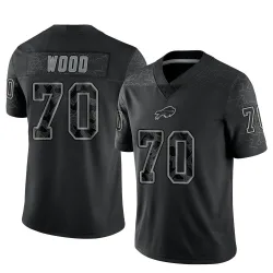 Eric Wood Buffalo Bills Limited Youth Reflective Jersey (Black)