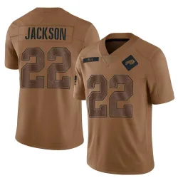 Fred Jackson Buffalo Bills Limited Men's 2023 Salute To Service Jersey (Brown)