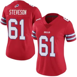 Gable Steveson Buffalo Bills Limited Women's Color Rush Vapor Untouchable Jersey (Red)