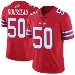 Greg Rousseau Buffalo Bills Limited Men's Color Rush Vapor Untouchable Jersey (Red)