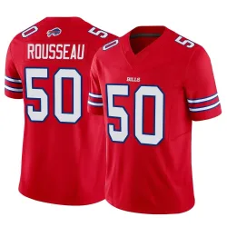 Greg Rousseau Buffalo Bills Limited Men's Vapor F.U.S.E. Jersey (Red)