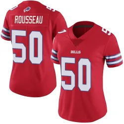 Greg Rousseau Buffalo Bills Limited Women's Color Rush Vapor Untouchable Jersey (Red)