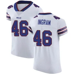 Ja'Marcus Ingram Buffalo Bills Elite Men's Vapor Untouchable Jersey (White)
