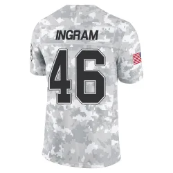 Ja'Marcus Ingram Buffalo Bills Limited Men's 2024 Salute to Service Jersey (Arctic Camo)