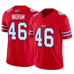 Ja'Marcus Ingram Buffalo Bills Limited Men's Vapor F.U.S.E. Jersey (Red)