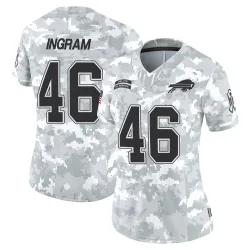 Ja'Marcus Ingram Buffalo Bills Limited Women's 2024 Salute to Service Jersey (Arctic Camo)