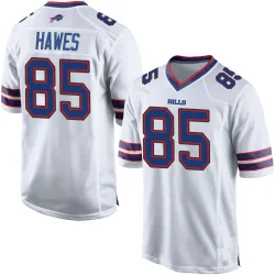 Jackson Hawes Buffalo Bills Game Men's Jersey (White)