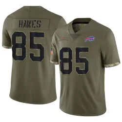 Jackson Hawes Buffalo Bills Limited Men's 2022 Salute To Service Jersey (Olive)