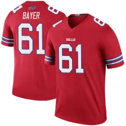 Jacob Bayer Buffalo Bills Legend Men's Color Rush Jersey (Red)