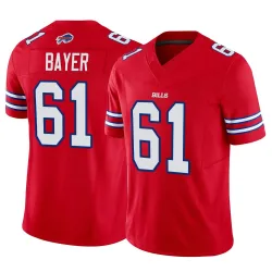 Jacob Bayer Buffalo Bills Limited Men's Vapor F.U.S.E. Jersey (Red)