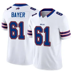 Jacob Bayer Buffalo Bills Limited Men's Vapor F.U.S.E. Jersey (White)