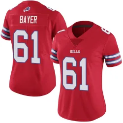 Jacob Bayer Buffalo Bills Limited Women's Color Rush Vapor Untouchable Jersey (Red)