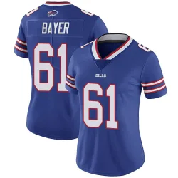 Jacob Bayer Buffalo Bills Limited Women's Team Color Vapor Untouchable Jersey (Royal)