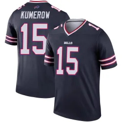 Jake Kumerow Buffalo Bills Legend Men's Inverted Jersey (Navy)
