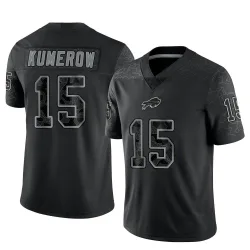 Jake Kumerow Buffalo Bills Limited Men's Reflective Jersey (Black)