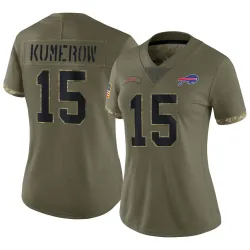 Jake Kumerow Buffalo Bills Limited Women's 2022 Salute To Service Jersey (Olive)