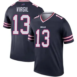 Jalen Virgil Buffalo Bills Legend Men's Inverted Jersey (Navy)