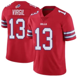 Jalen Virgil Buffalo Bills Limited Men's Color Rush Vapor Untouchable Jersey (Red)